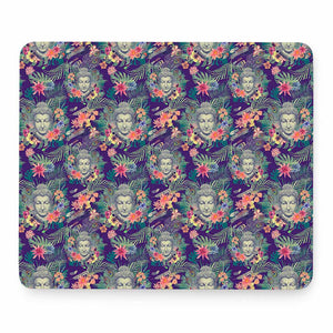 Tropical Buddha Print Mouse Pad