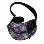 Tropical Buddha Print Pet Sling Carrier