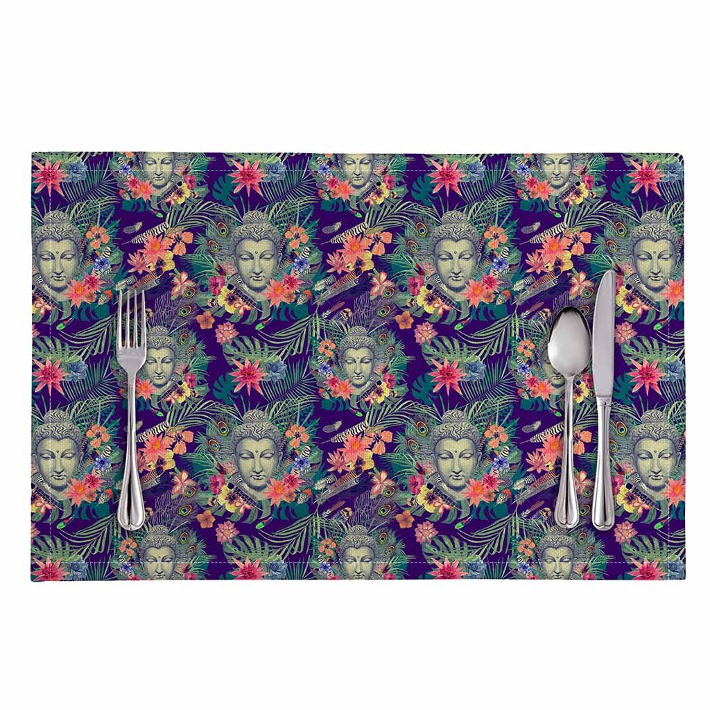 Tropical Buddha Print Placemat