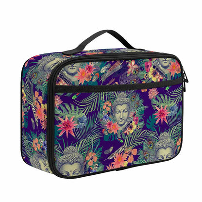 Tropical Buddha Print Portable Lunch Bag