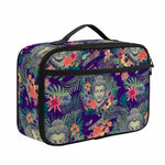 Tropical Buddha Print Portable Lunch Bag