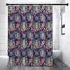 Tropical Buddha Print Premium Shower Curtain