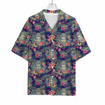 Tropical Buddha Print Rayon Hawaiian Shirt