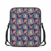 Tropical Buddha Print Rectangular Crossbody Bag