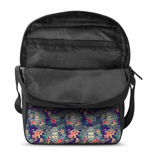 Tropical Buddha Print Rectangular Crossbody Bag