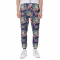 Tropical Buddha Print Joggers