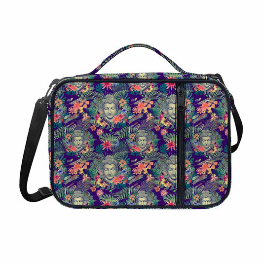 Tropical Buddha Print Shoulder Strap Bible Bag