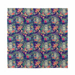 Tropical Buddha Print Silk Bandana