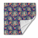 Tropical Buddha Print Silk Bandana