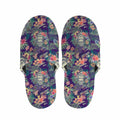 Tropical Buddha Print Slippers