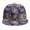 Tropical Buddha Print Snapback Cap