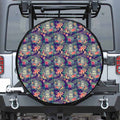Tropical Buddha Print Tire Cover