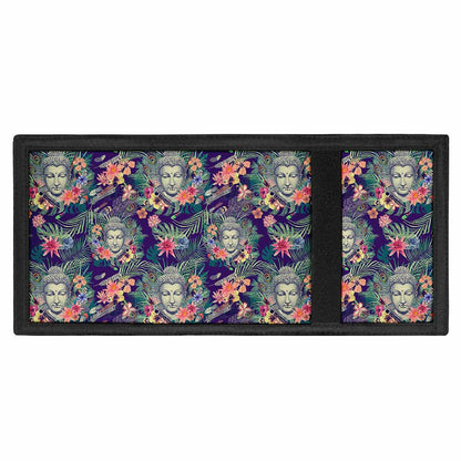 Tropical Buddha Print Trifold Wallet