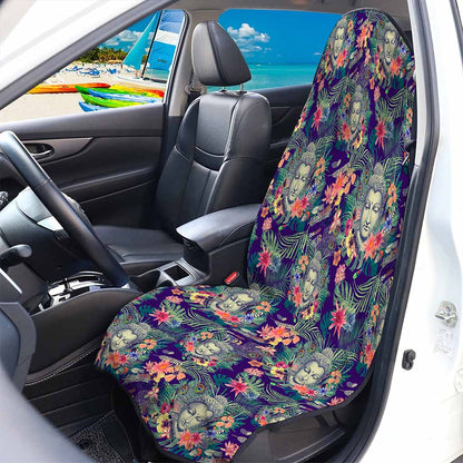 Tropical Buddha Print Waterproof Car Seat Cover