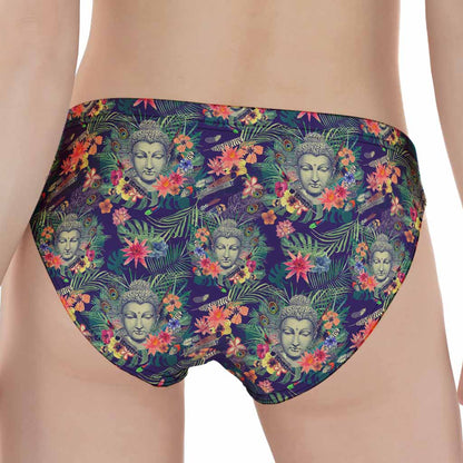 Tropical Buddha Print Women's Panties