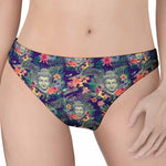 Tropical Buddha Print Women's Thong