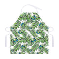 Tropical Butterfly Pattern Print Adjustable Apron