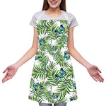 Tropical Butterfly Pattern Print Adjustable Apron
