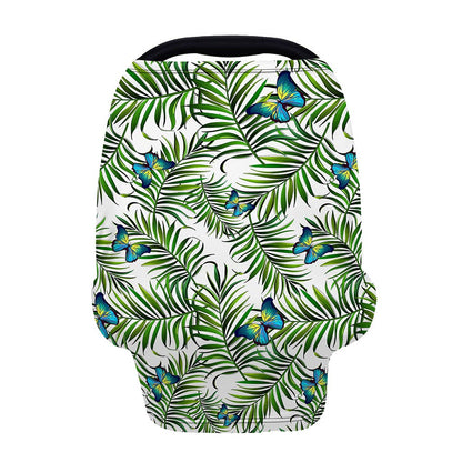 Tropical Butterfly Pattern Print Baby Seat Cover