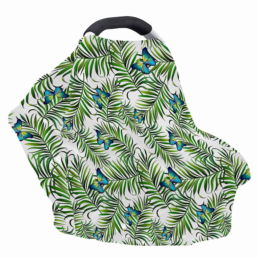 Tropical Butterfly Pattern Print Baby Seat Cover