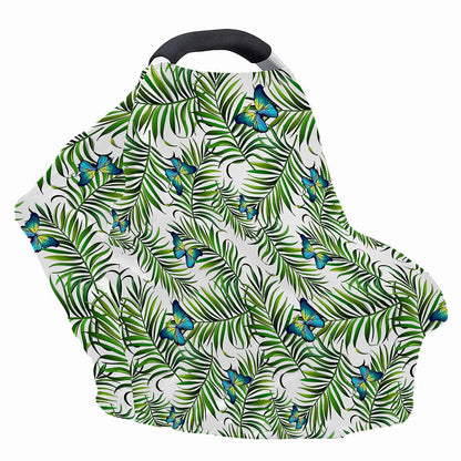 Tropical Butterfly Pattern Print Baby Seat Cover