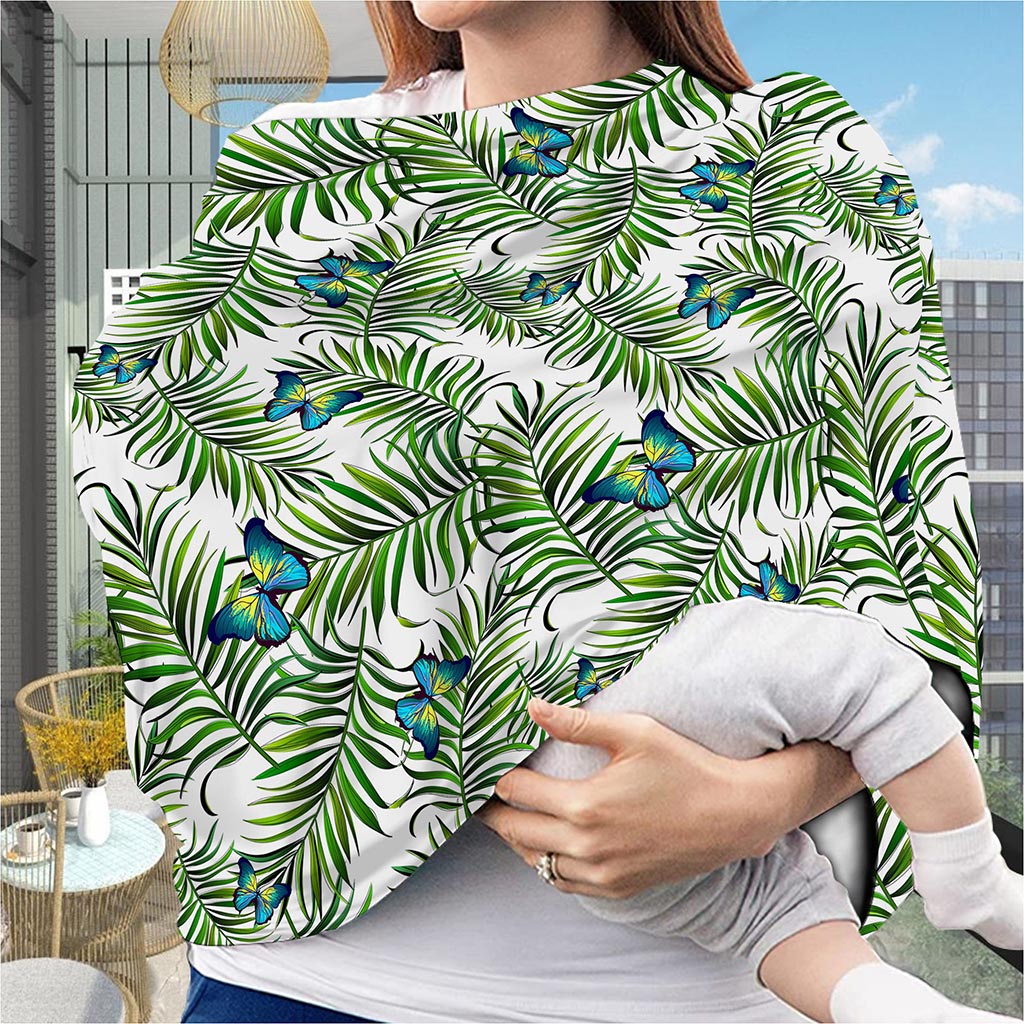 Tropical Butterfly Pattern Print Baby Seat Cover