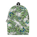 Tropical Butterfly Pattern Print School Backpack