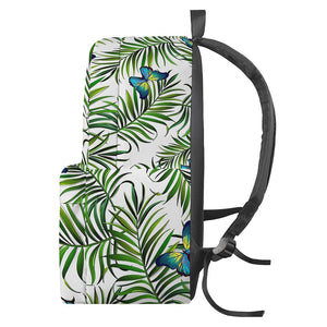 Tropical Butterfly Pattern Print Backpack