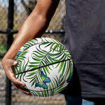 Tropical Butterfly Pattern Print Basketball