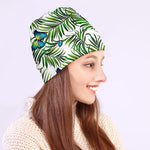 Tropical Butterfly Pattern Print Beanie