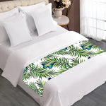 Tropical Butterfly Pattern Print Bed Runner