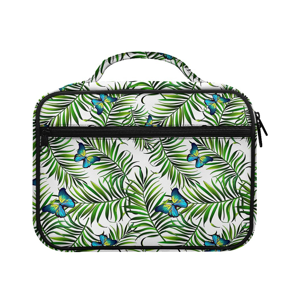 Tropical Butterfly Pattern Print Briefcase Bible Bag