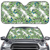 Tropical Butterfly Pattern Print Car Windshield Sun Shade