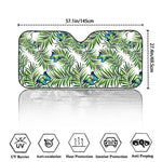 Tropical Butterfly Pattern Print Car Windshield Sun Shade