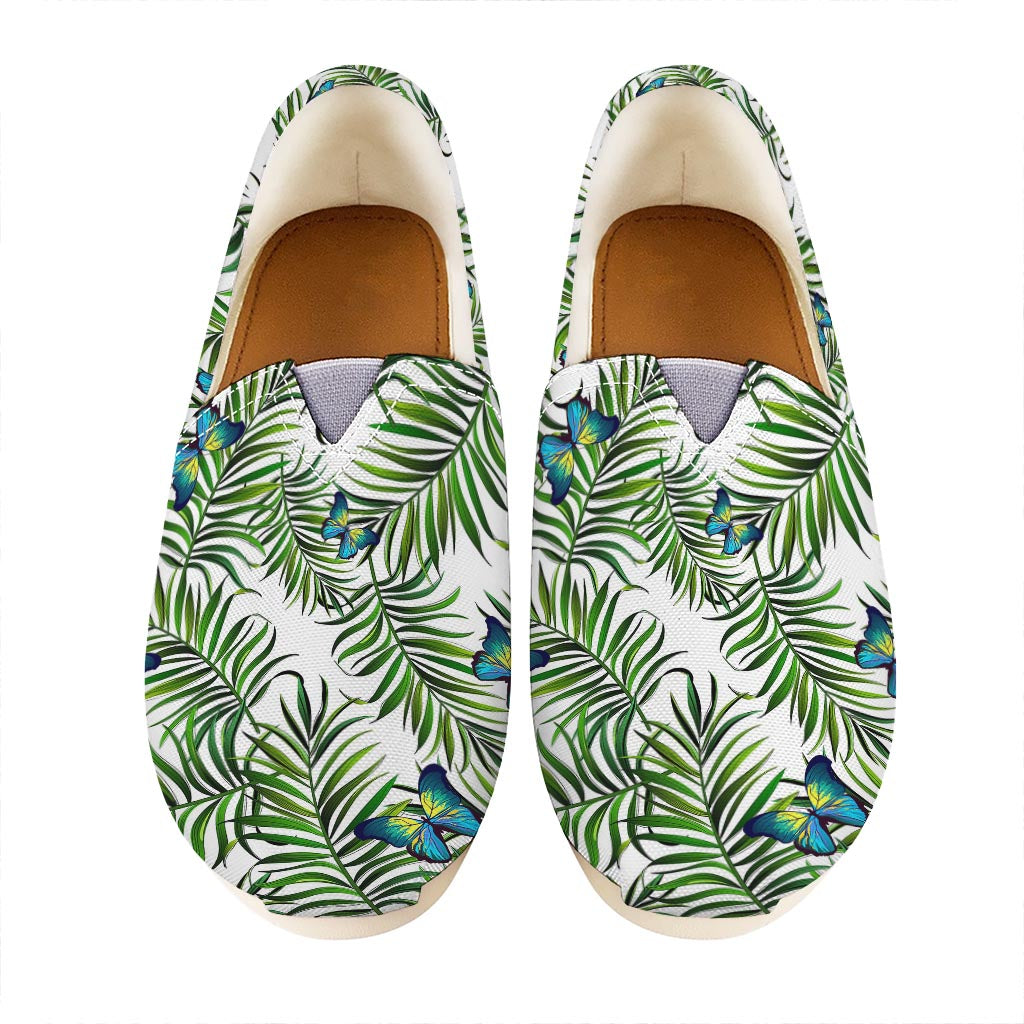 Tropical Butterfly Pattern Print Casual Shoes