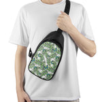 Tropical Butterfly Pattern Print Chest Bag