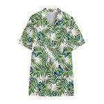 Tropical Butterfly Pattern Print Cotton Hawaiian Shirt