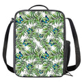 Tropical Butterfly Pattern Print Crossbody Lunch Bag