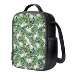 Tropical Butterfly Pattern Print Crossbody Lunch Bag