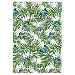 Tropical Butterfly Pattern Print Curtain