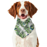 Tropical Butterfly Pattern Print Dog Bandana