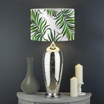 Tropical Butterfly Pattern Print Drum Lamp Shade