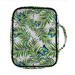 Tropical Butterfly Pattern Print Front Pocket Bible Bag