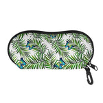 Tropical Butterfly Pattern Print Glasses Case