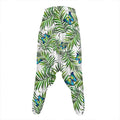 Tropical Butterfly Pattern Print Hammer Pants