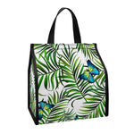 Tropical Butterfly Pattern Print Insulated Lunch Tote