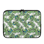 Tropical Butterfly Pattern Print Laptop Sleeve