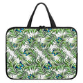 Tropical Butterfly Pattern Print Laptop Sleeve With Handle