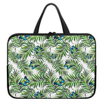 Tropical Butterfly Pattern Print Laptop Sleeve With Handle