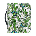 Tropical Butterfly Pattern Print Leather Bible Cover